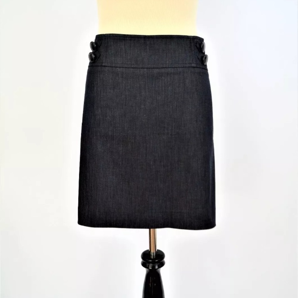 ANN TAYLOR LOFT DENIM JEAN MINI SKIRT